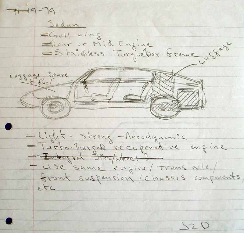 Illustration for article titled The Proposed DeLorean Sedan Is As Coke-Tastically '80s As You'd Imagine